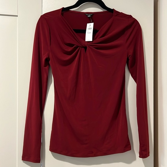 Ann Taylor Tops - Ann Taylor Knotted Keyhole Top
